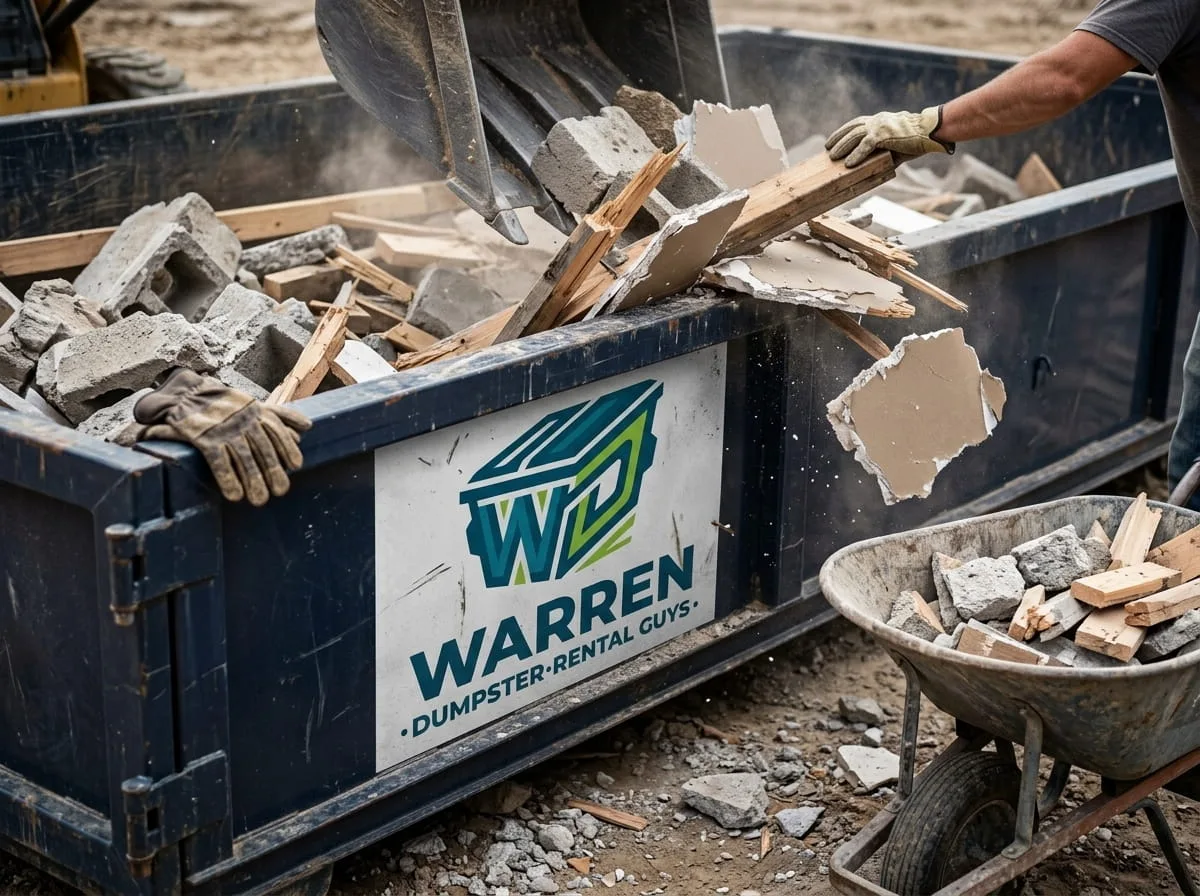 Roll-off dumpster rental in Fraser, MI